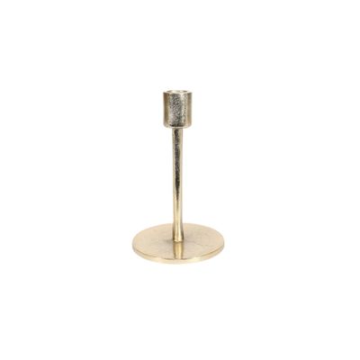 Covent Garden Tulip Candle Stick Raw Bright Gold H16cm