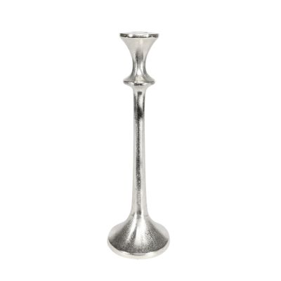 Covent Garden Manor Candle Stick  Raw Silver H30cm