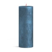 Bolsius Shimmer Pillar Candle Blue 190x68mm