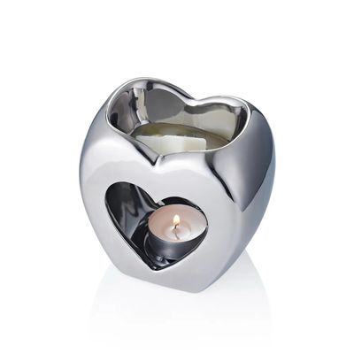 Chrome Heart Shaped Burner in FSC Box - FSC Mix Credit