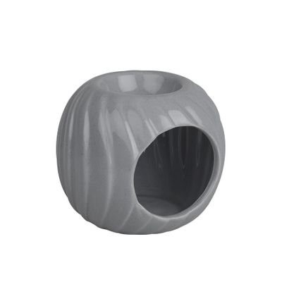 Grey Round Ripple Burner  in FSC Gift Box - FSC Mix Credit
