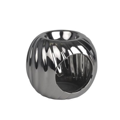 Chrome Round Ripple Burner  in FSC Gift Box - FSC Mix Credit