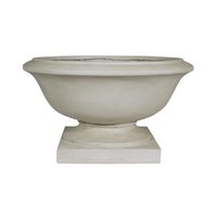 Hortus Contempo Garden squat pot 32cm Cream 