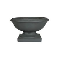 Hortus Contempo garden  squat pot 27cm Grey