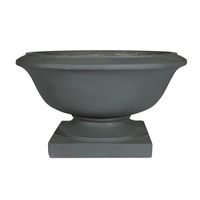 Hortus Contempo garden squat pot 32cm Grey