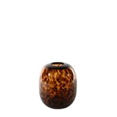 Arabella Ovoid Vase Mottled Brown  H14x12cm