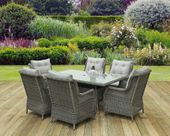 Rowena Rattan Garden Set (6 Single Chairs)