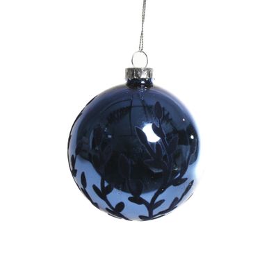Glass ball Dark Blue