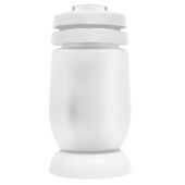 Bolsius Memorial Lantern S 3- White Lid H23.5 x 11.1cm