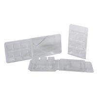 Clear Plastic Clam Shell Packing - 6 Squares