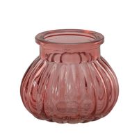7.5cm Veneto Bubble Jar-Dusky Pink