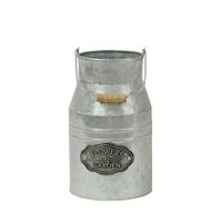 Metal Milk Jug Silver - 25cm 