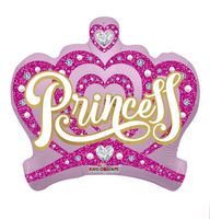  Princess Crown - Metallic Balloon - 18 Inch 