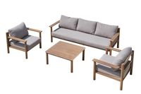 Outdoor Sofa Set  4 Piece Including Table - Mixed Beige