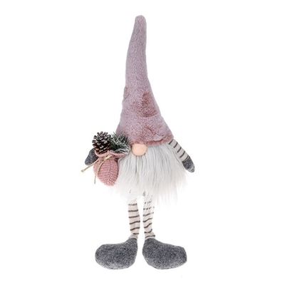 Gonk Sitting Pink And Grey 75Cm