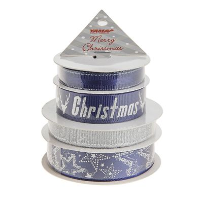 Ribbon Pack Christmas Navy