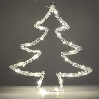 50 LED Tree Silhoutte 26X5X33cm mains powered