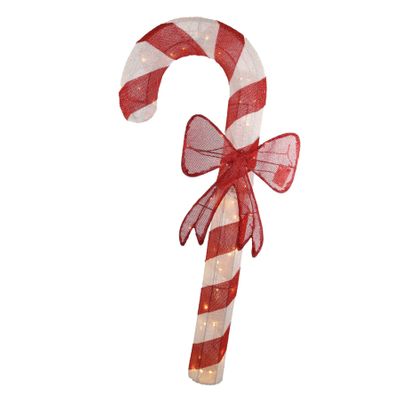 1m 80 warm white led Candy Cane Light mains powered