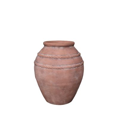 Antique Terracotta Rope Pot - H26.2 x Dia21cm