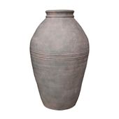 Antique Green Terracotta Olive Pot - H 47.5 x 31.5cm