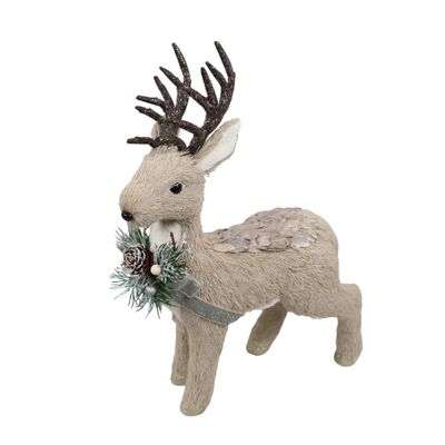 Deer standing with Acorn 26x10x37cm