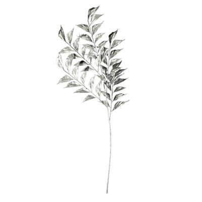 Leaf Stem Silver - 98cm