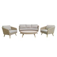 Lunor Lounge Set (1 Sofa,2 Chairs,1 Coffee Table)