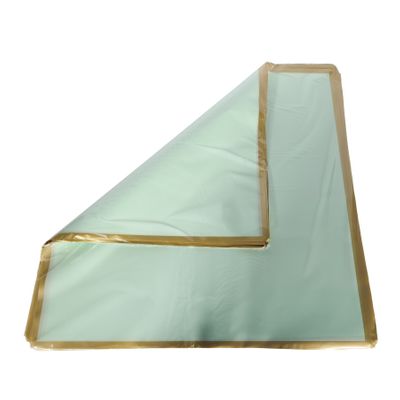 Mint W/Gold Border Sheet- 57x57cm (Pk100)