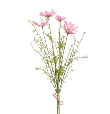 53cm Cosmos/Grass Bundle Pink