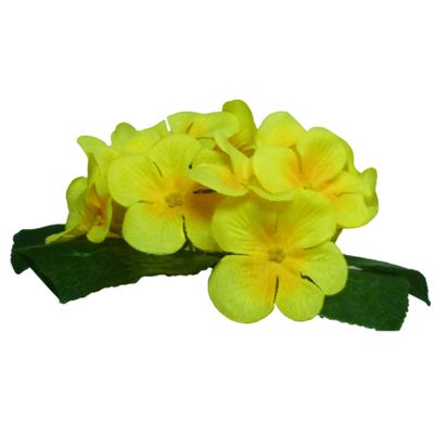 20cm Violet Bush Yellow