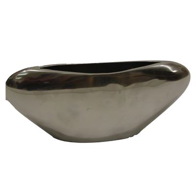 Alum. Boat vase  41.5cm