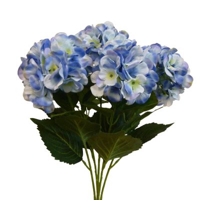 60cm hydrangea Bush x5 Lt Blue