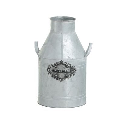 20cm New Milk Churn Silver