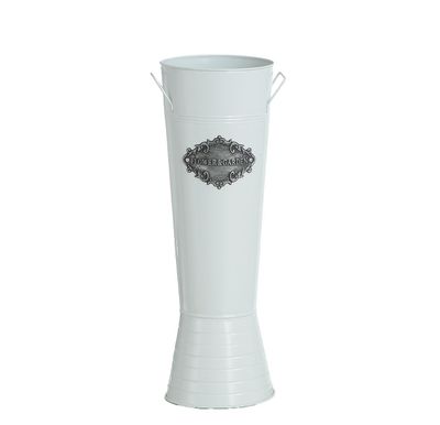 56.5cm Slim Flower Vase White