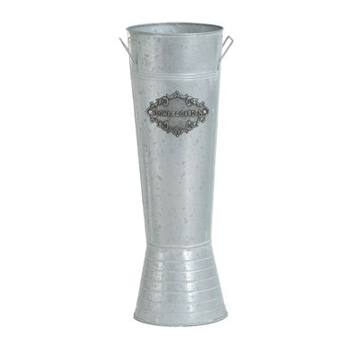 56.5cm Slim Flower Vase Silver