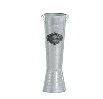 52cm Slim Flower Vase Silver