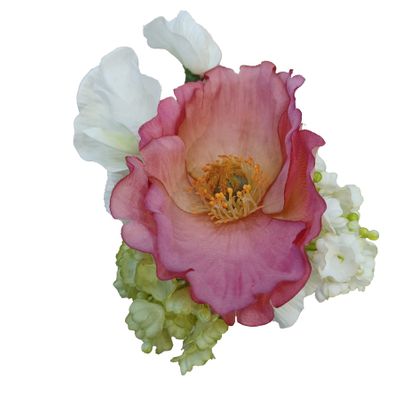 Poppy/Sweetpea Bouquet Mauve