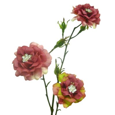 63cm Mini Wild Rose Hot Pink
