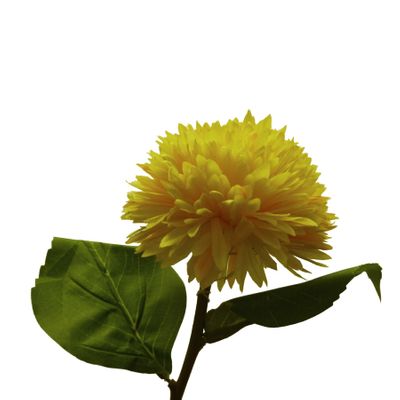 42cm Mum Spray Yellow
