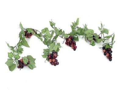 Fruit Grape Garland Red 180Cm