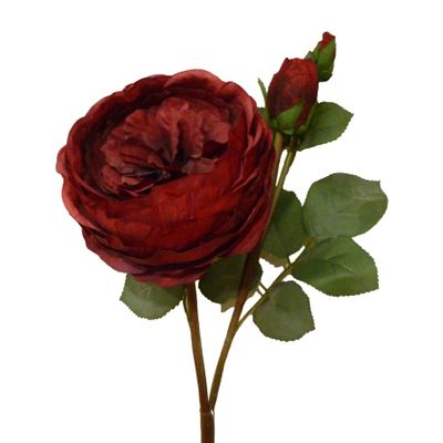 S65cm Peony Rose Red
