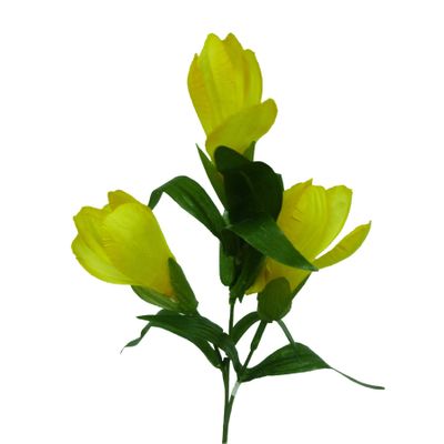 Dk Yellow Crocus Spray