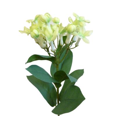 55cm Stephanotis Spray Lt Green