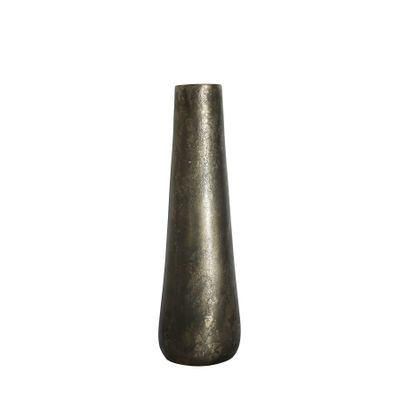 Poseidon Tapered Vase - Antique Silver - Small -H49cm x Dia15.5cm