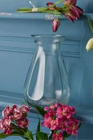 Glass Olpe Vase 19.5x13.5cm
