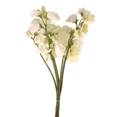 Sweet Pea Bunch Cream 42Cm