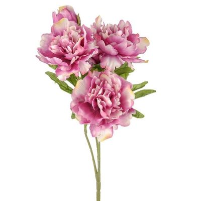 Flora Peony Bush Dark Pink 42Cm