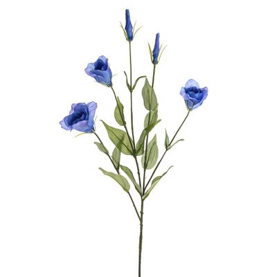 Olivia Lisianthus Spray Blue 78Cm