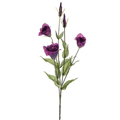 Olivia Lisianthus Spray Purple 78Cm