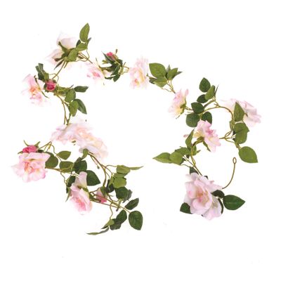 Rose Garland Pink 185Cm